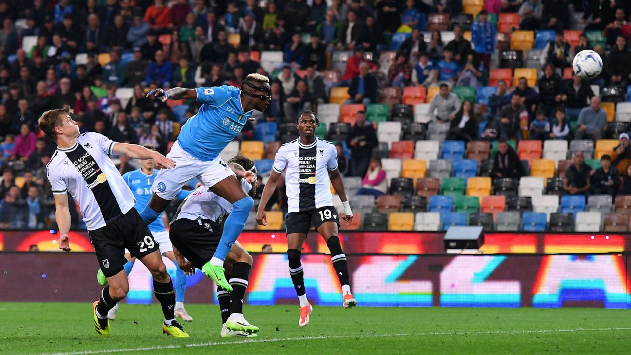 Napoli concede late in draw with lowly Udinese