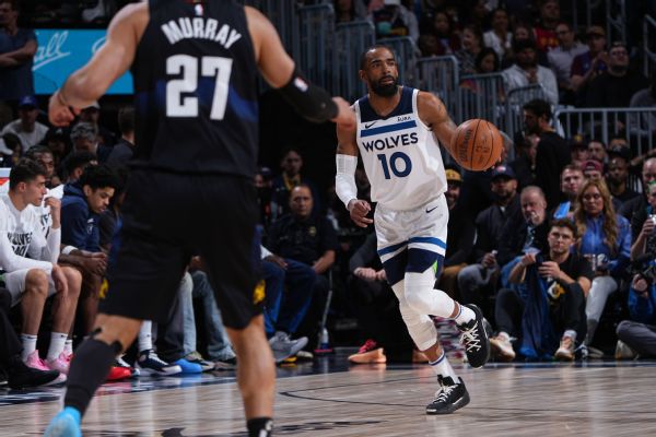 Timberwolves' Mike Conley (Achilles) ruled out for Game 5