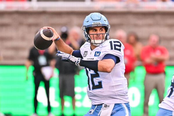 Suspended Argonauts QB Chad Kelly withdraws from camp
