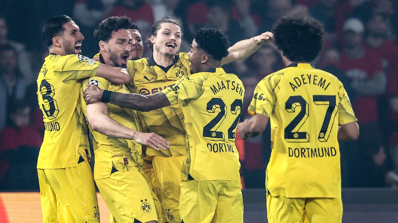 UCL underdogs Dortmund beat PSG to reach final