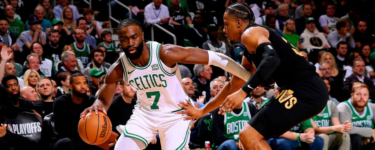 Celtics roll in 25-point blowout of Cavs in Game 1