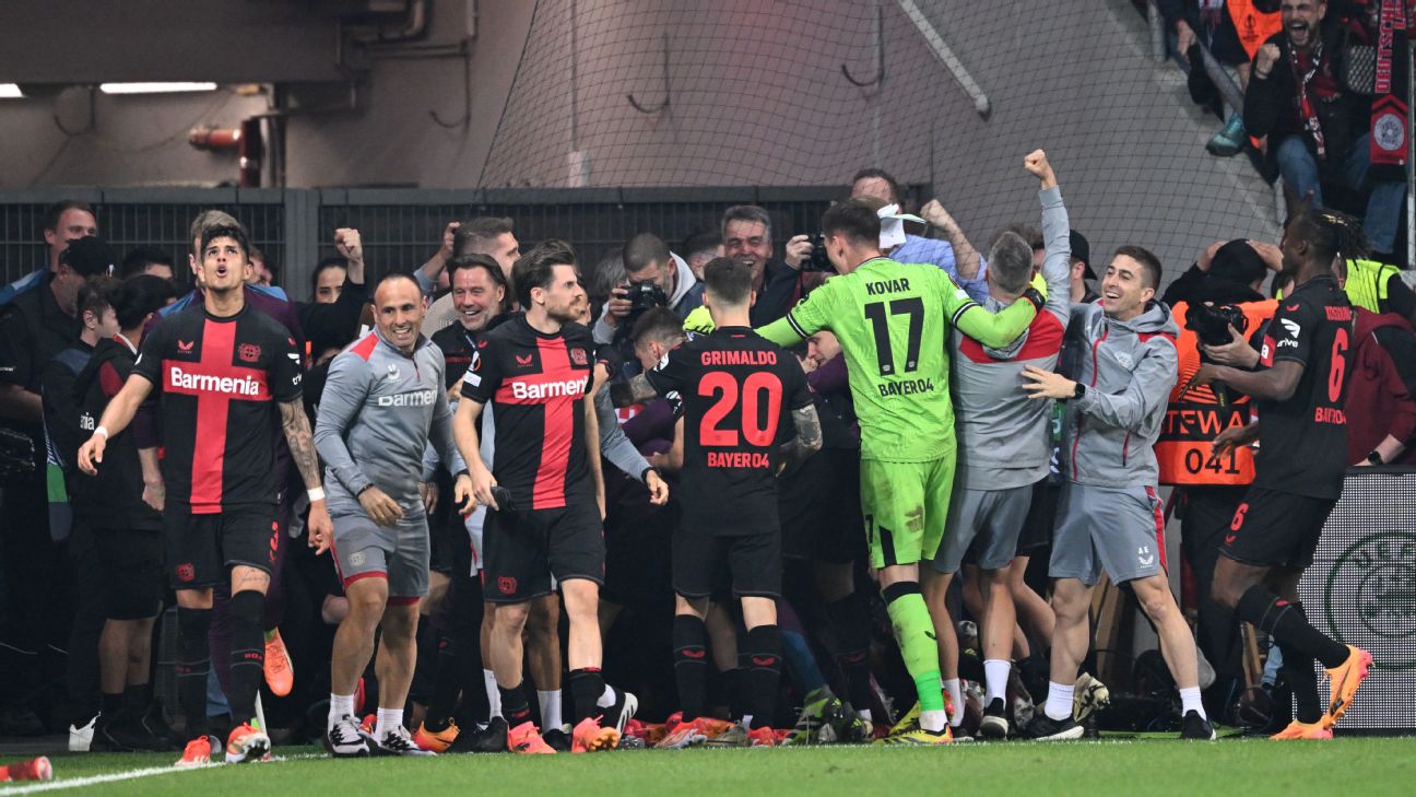 Leverkusen makes UEL final, streak at record 49 www.espn.com – TOP