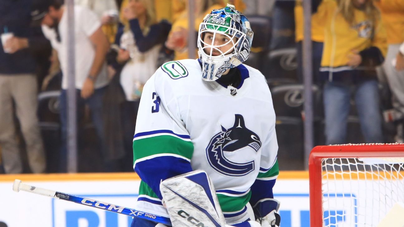 Who is Arturs Silovs  How a rookie goalie has steadied the Canucks  playoff run