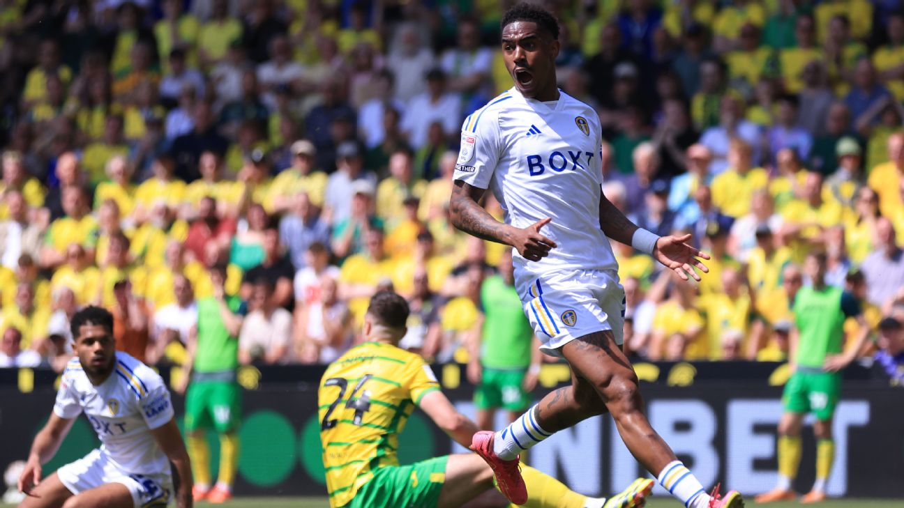 Norwich  Leeds in playoff first-leg stalemate