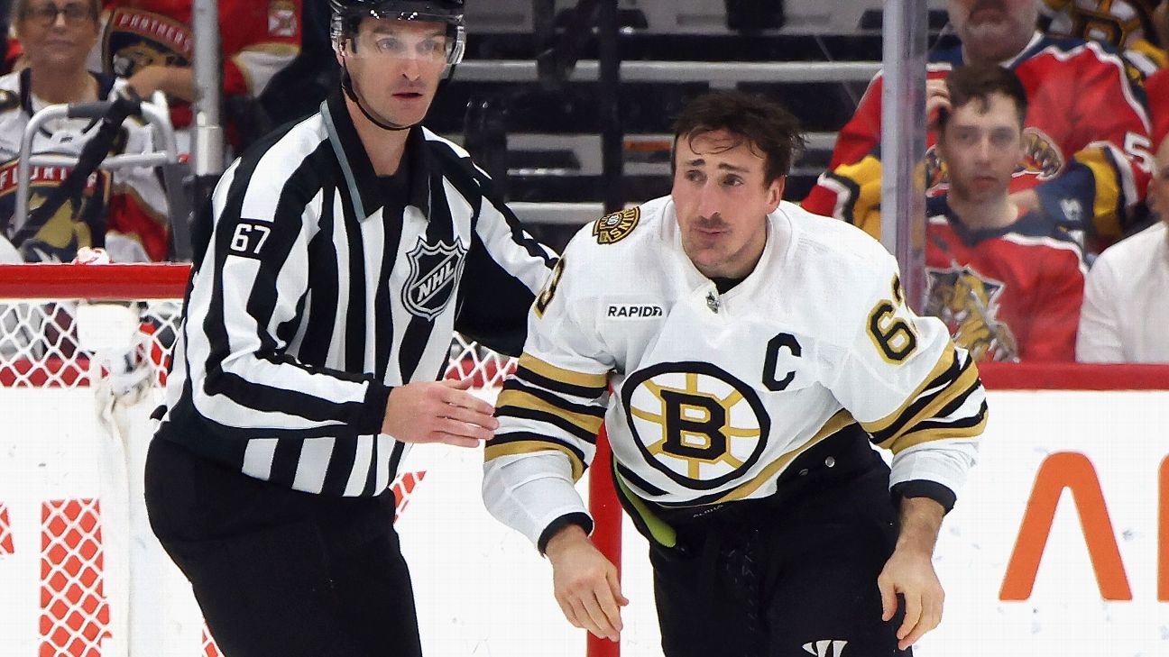 Bruins captain Marchand  upper body  misses G4
