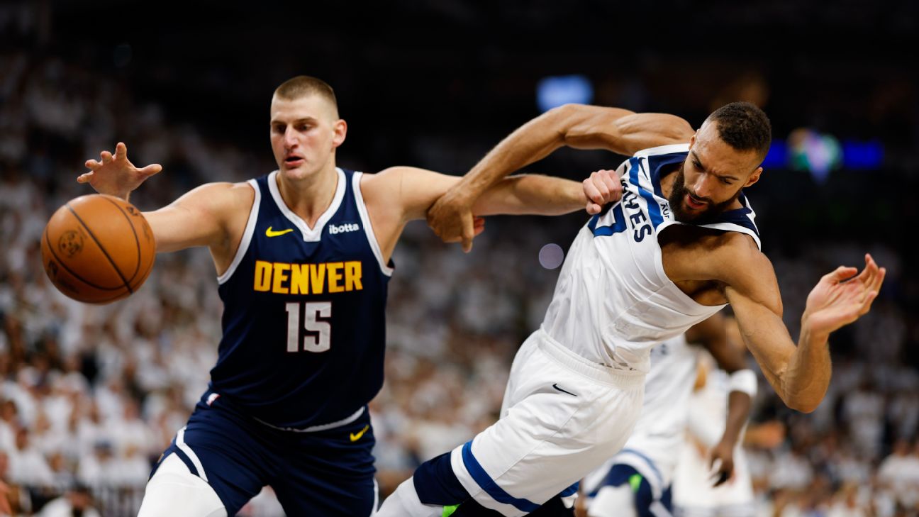 Follow live: Nuggets seek to level series, Timberwolves aim for 3-1 lead