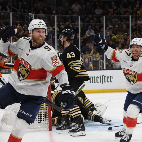 Panthers edge Bruins to take 3-1 lead in playoff series