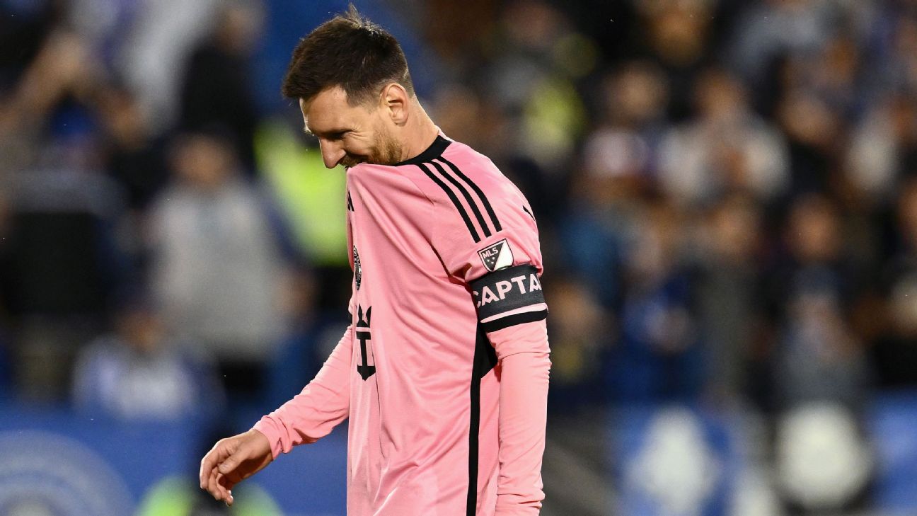 Injured Messi sits out Miami draw with Orlando