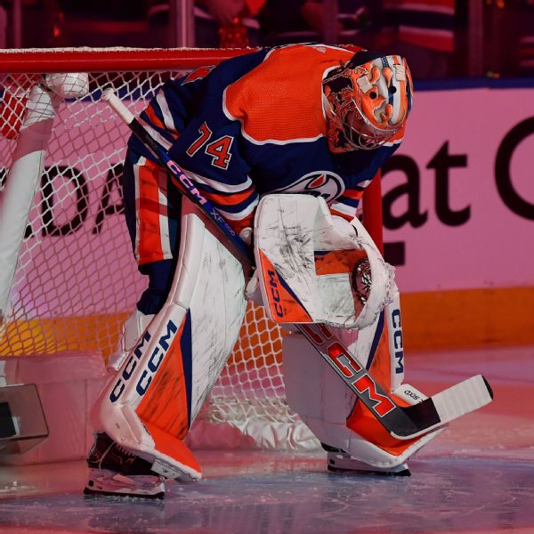'We need more saves': Skinner pulled in Oilers loss