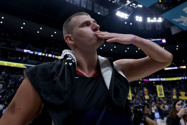 Jokic collects 3rd MVP trophy, drops 40 in G5 win