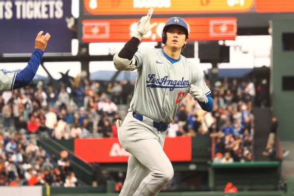 Shohei Ohtani, sleeping better, hits 446-foot HR at Oracle Park