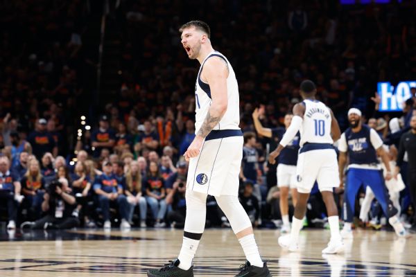 Doncic's triple-double puts Mavs 1 win from WCF