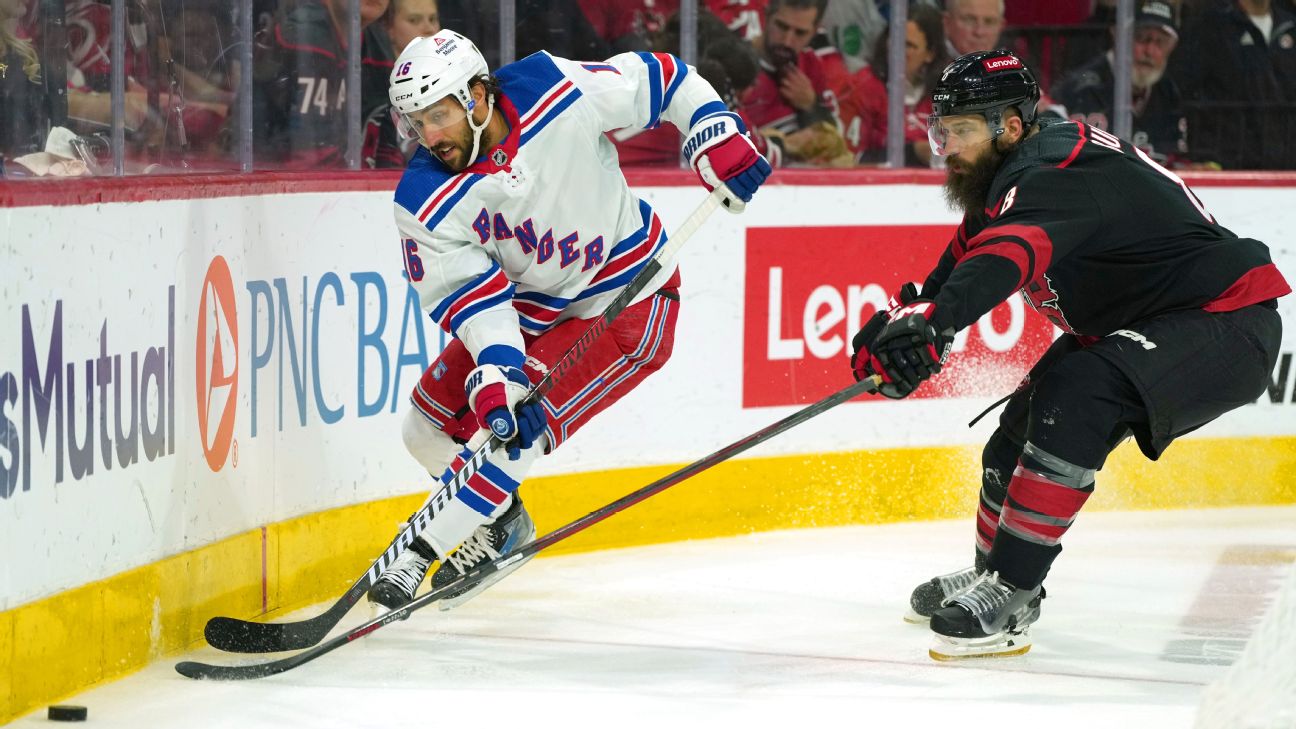 Follow live: Hurricanes aim to even series vs. Rangers in Game 6