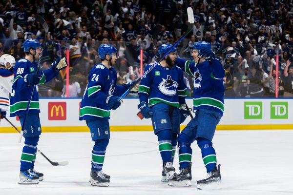 J.T. Miller's late goal puts Canucks on verge of advancing