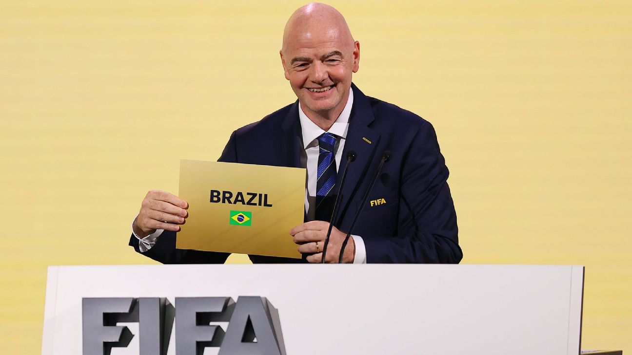 FIFA vote awards Brazil 2027 Women s World Cup