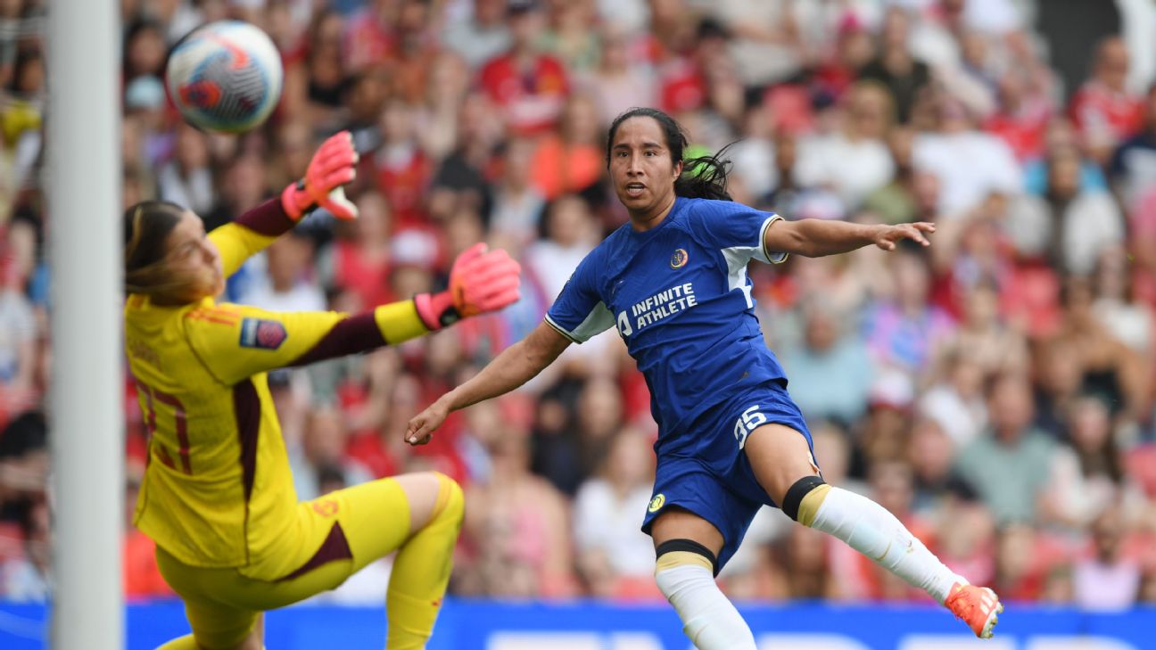 Chelsea thrash 6-0 Man United to seal WSL title