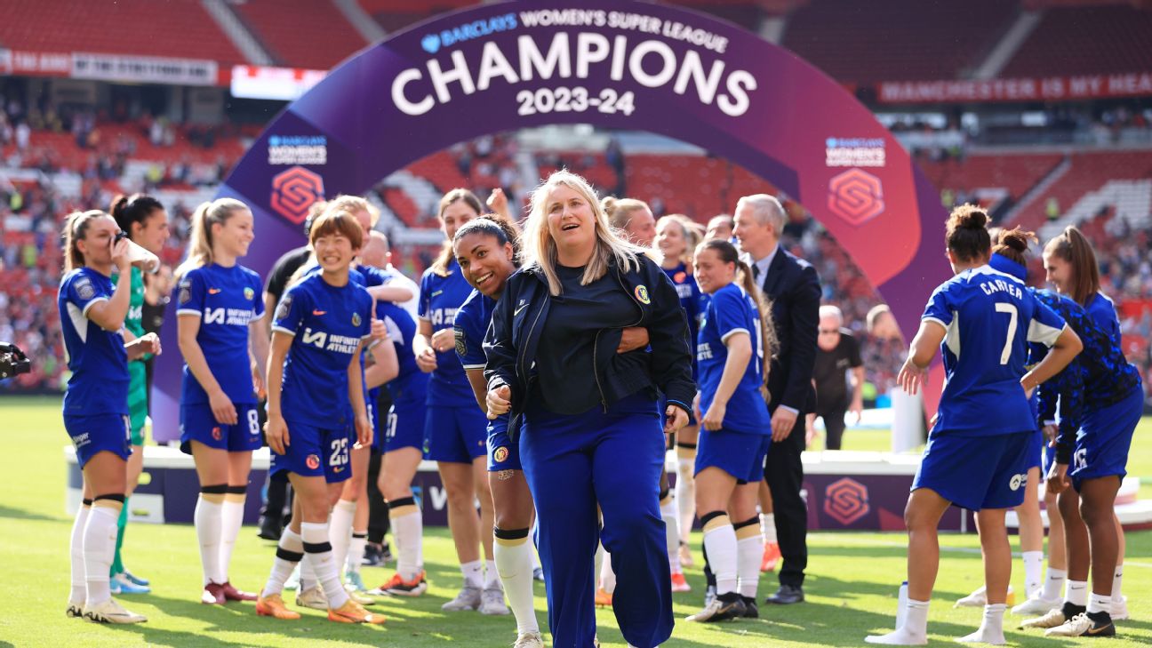 Chelsea hand Hayes the perfect send-off with rout to seal WSL title www.espn.com – TOP