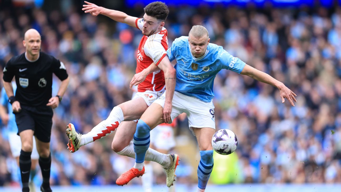 Premier League final day as it happened  Man City beat Arsenal to title