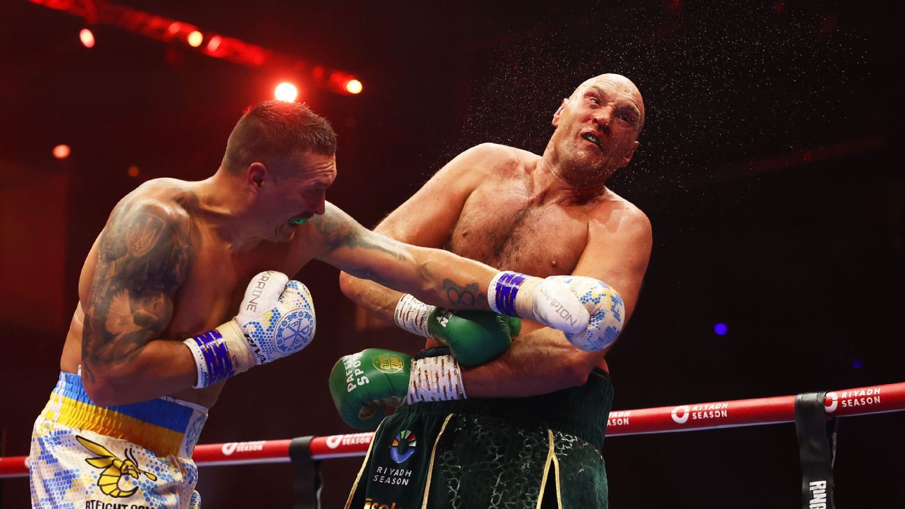 Round-by-round  Usyk defeats Fury  become undisputed champion