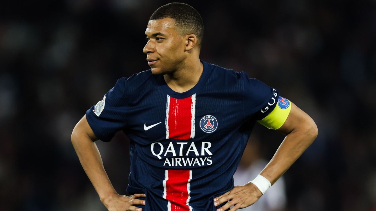Mbapp   not in PSG squad for last Ligue 1 match