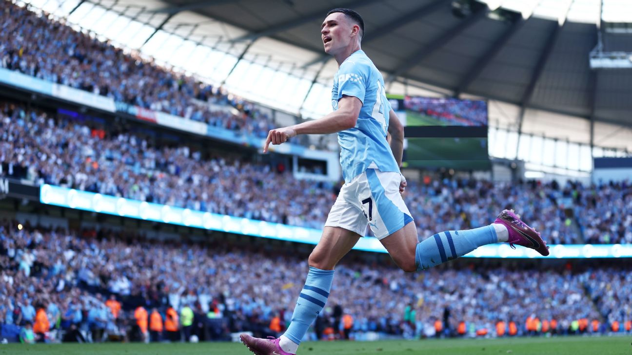 Foden powers Man City to fourth straight PL title