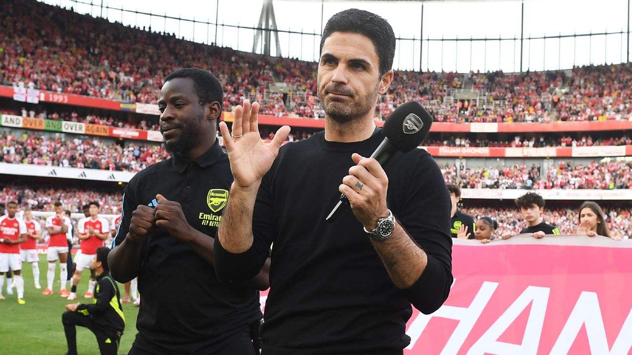 Arteta reassures Arsenal fans: ‘We’ll win it’ in end www.espn.com – TOP