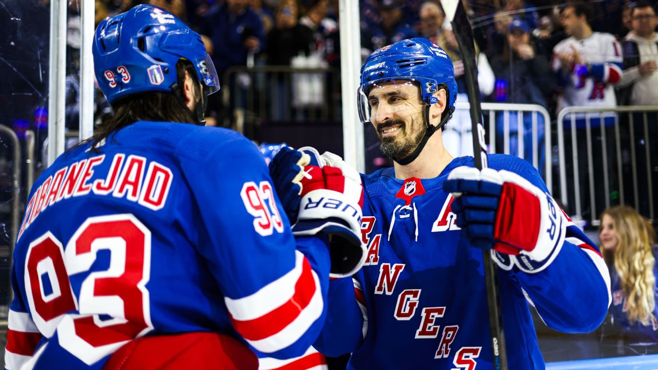 'I could see his number in the rafters': Chris Kreider establishing his place among all-time Rangers playoff greats