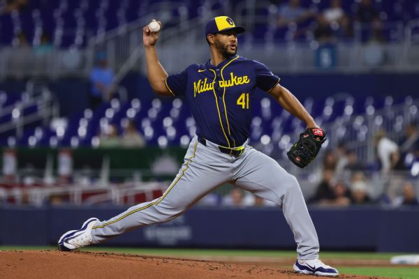 Brewers RHP Ross  back strain  placed on IL