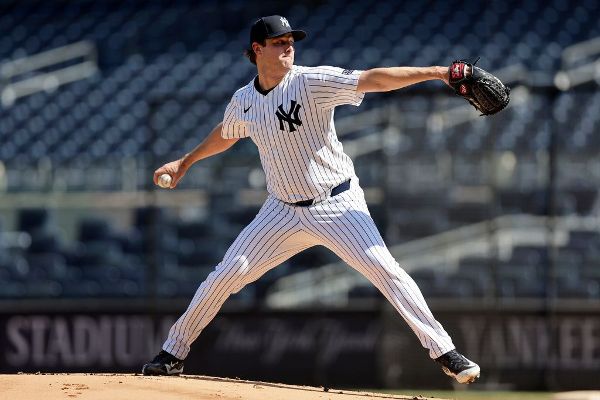 Yankees ace Gerrit Cole faces hitters, eyes return in June