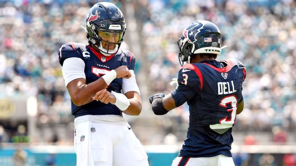 'We want to put defenses in a bind': Texans plan to deploy WR trio of Diggs, Collins, Dell