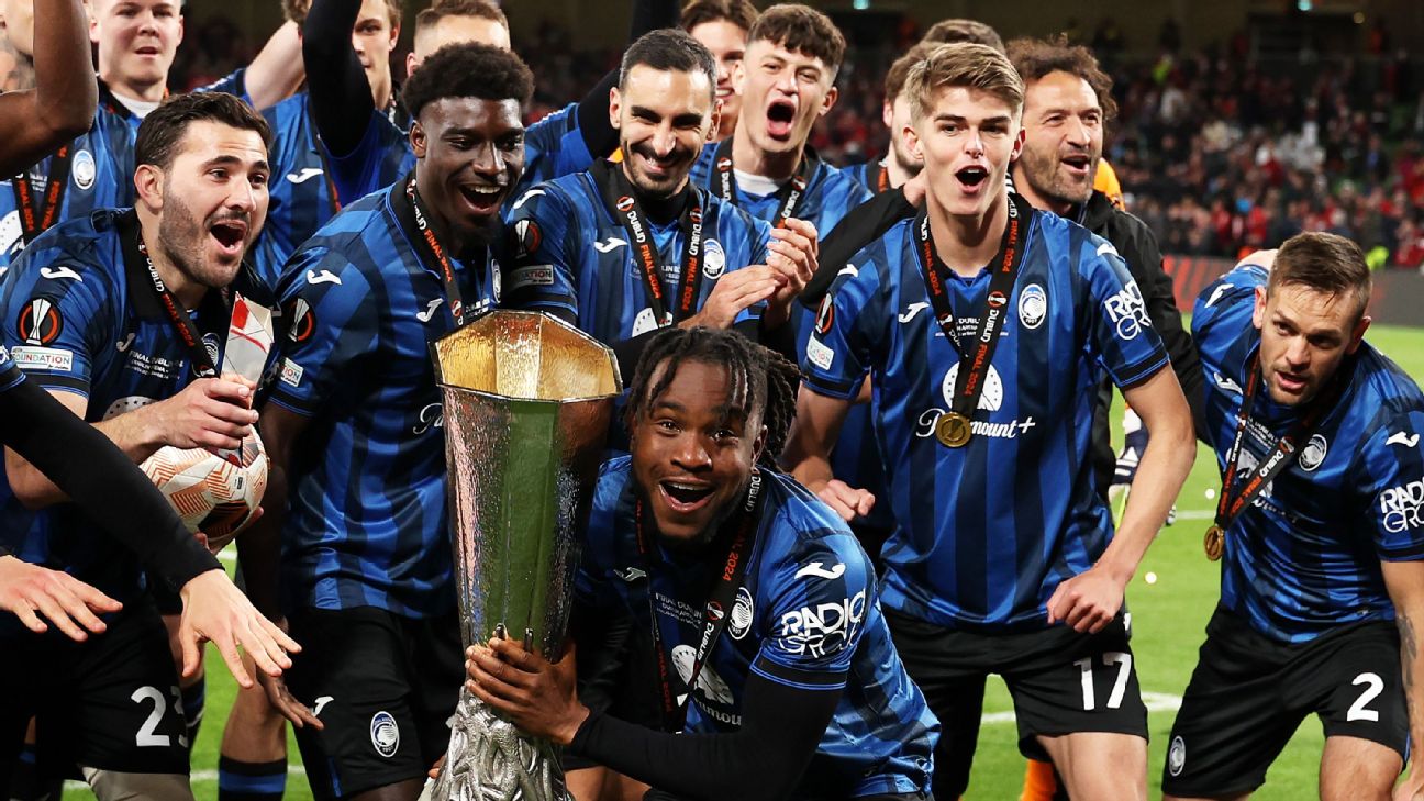 Atalanta win Europa League on Lookman hat trick