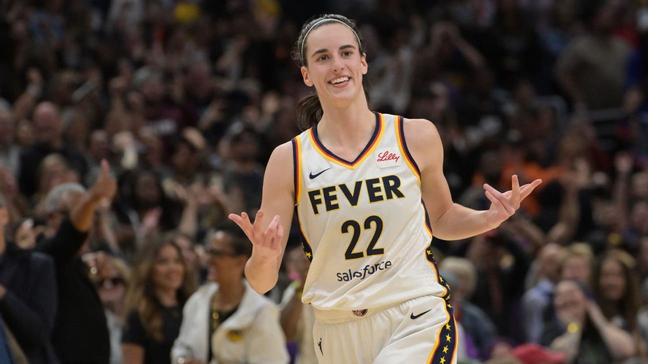 Caitlin Clark's deep 3 buries Sparks, secures Fever's 1st win - ESPN