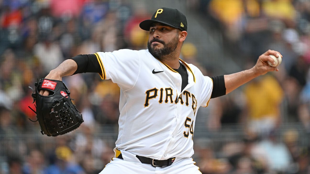 Pirates place Perez  Bart on IL  Hayes returns