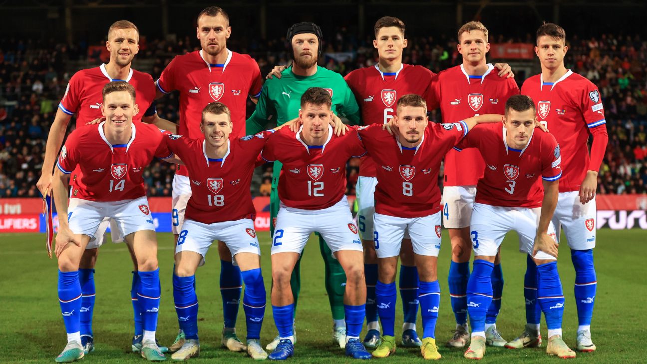 República Checa en la Eurocopa 2024: la formación, el grupo, la tabla, su fixture, hora y TV en vivo - ESPN