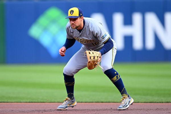 Brewers' Hoskins off IL days ahead of Philly return
