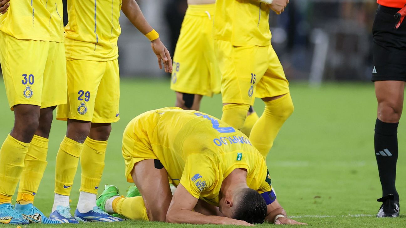 Ronaldo in tears as Al Nassr lose King's Cup final