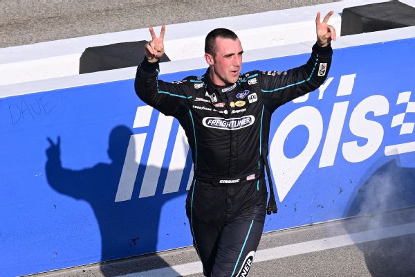 Cindric victorious after Blaney runs out of gas