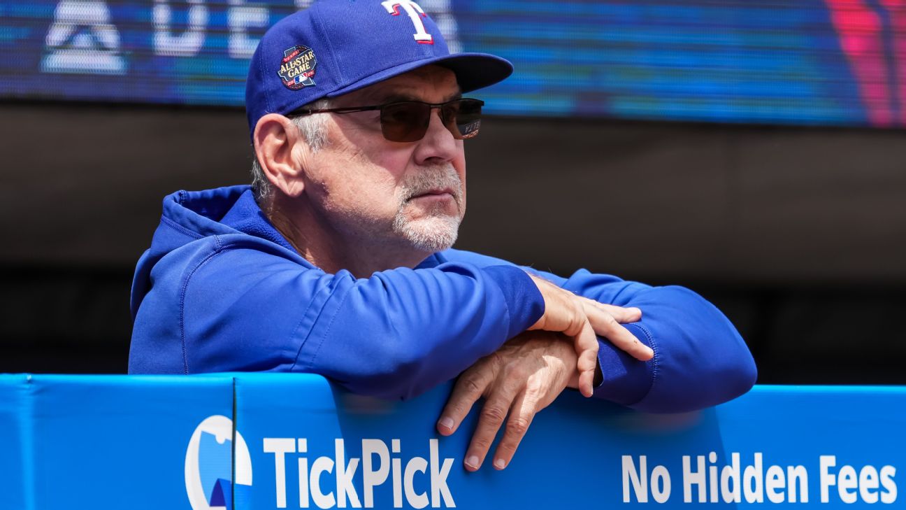 <a href="https://www.espn.com/mlb/story/_/id/46427863/bruce-bochy-texas-rangers-manager" target="_blank">Bochy, winningest active manager, out in Texas</a>
