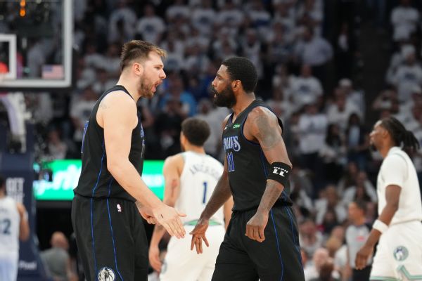 Luka Doncic #77 and Kyrie Irving [600x400]