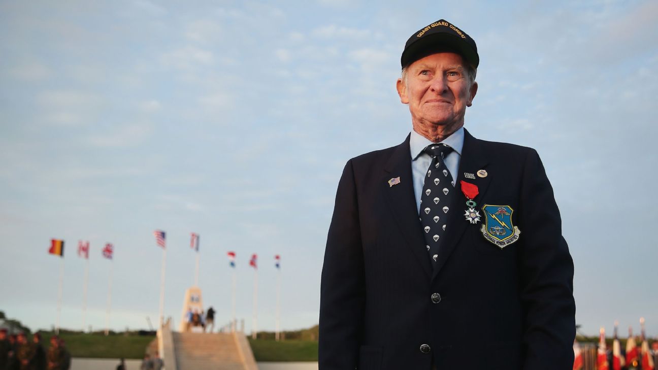 WWII vet and former baseball player speaks of D-Day one last time www.espn.com – TOP