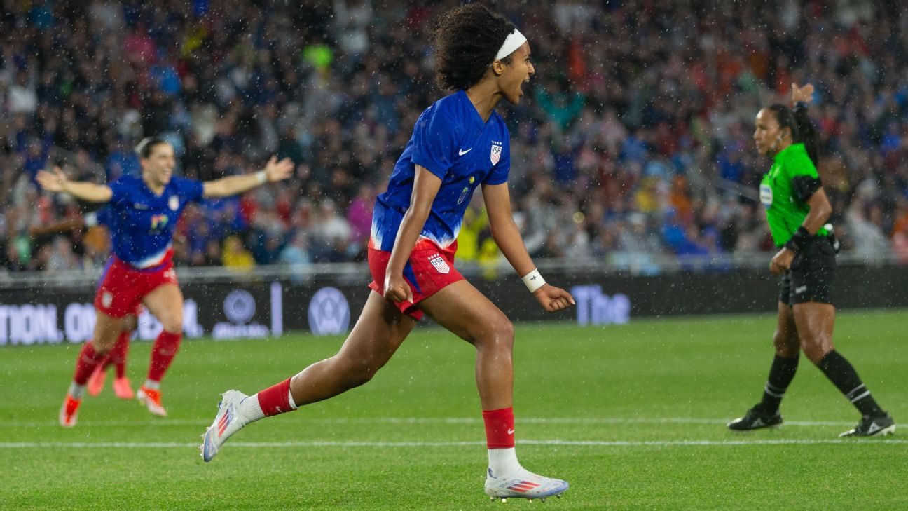 Yohannes, 16, scores 10 minutes into USWNT debut