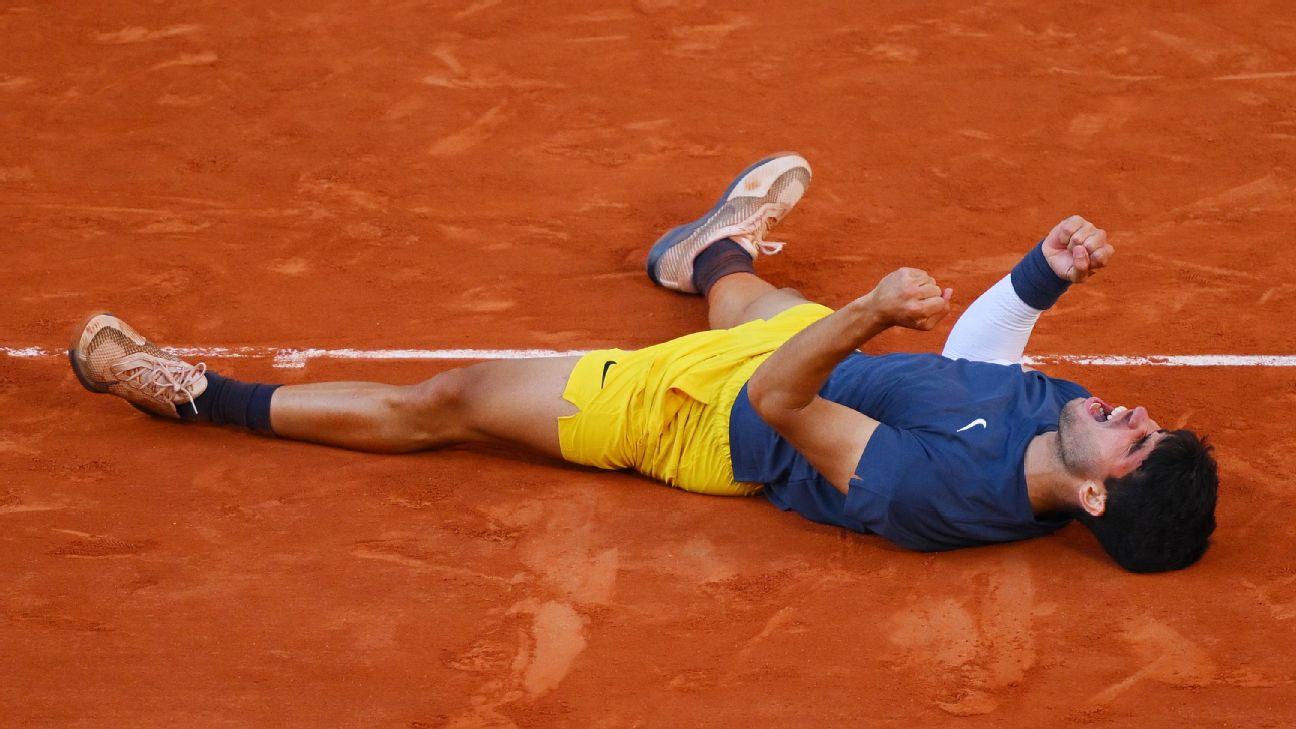 Alcaraz captures French Open in 5-set thriller www.espn.com – TOP