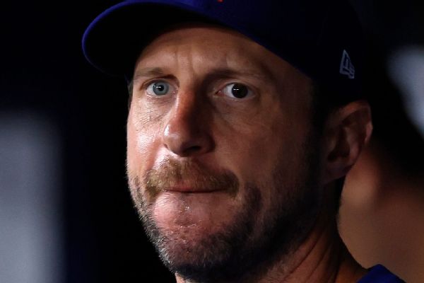 Rangers ace Scherzer fans 5 in 2nd rehab start