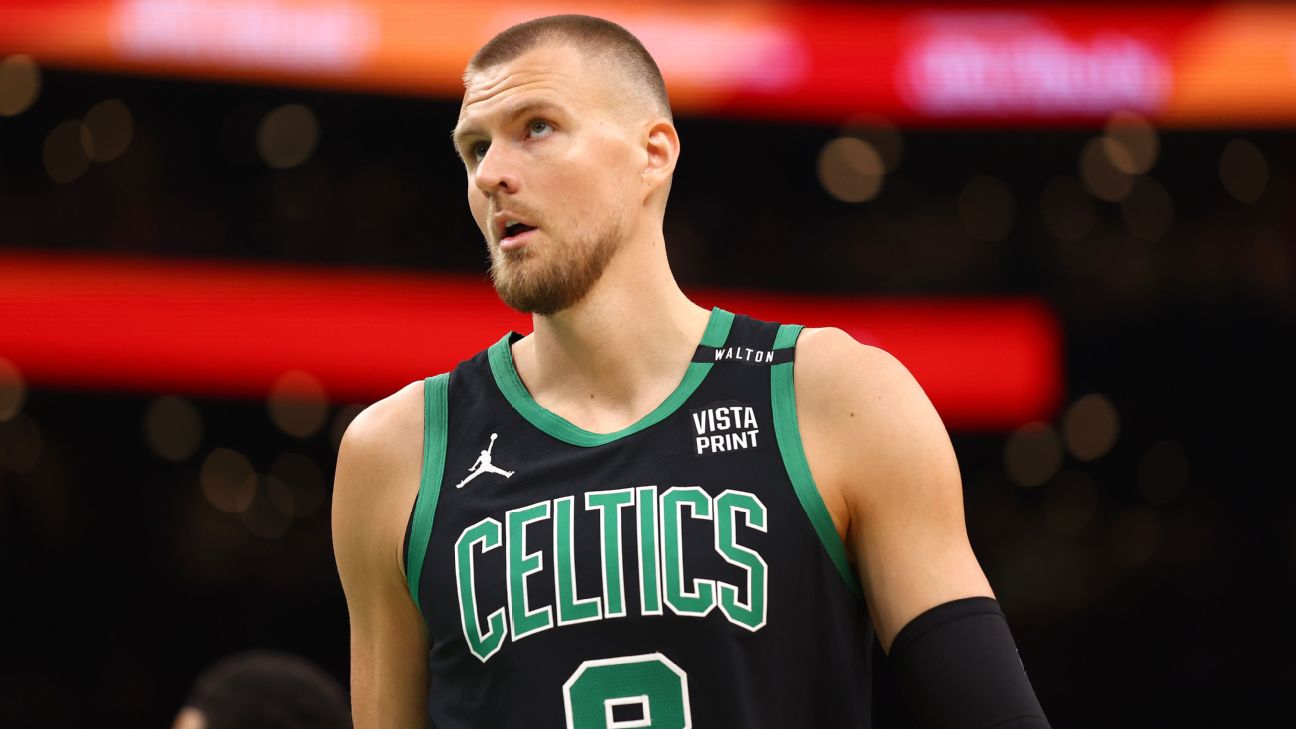 Celtics' Kristaps Porzingis questionable for Game 4 of NBA Finals