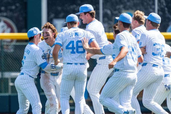 UNC wins on walk-off hit in last at-bat at MCWS