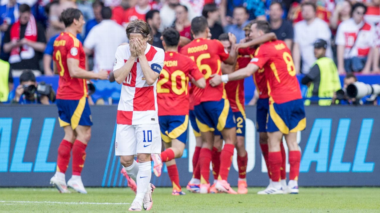 Spain show why they're a contender in rout of Croatia