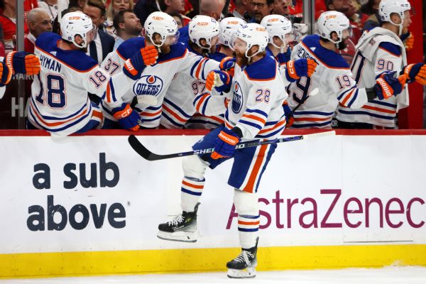 Oilers survive Panthers' comeback attempt to force Game 6