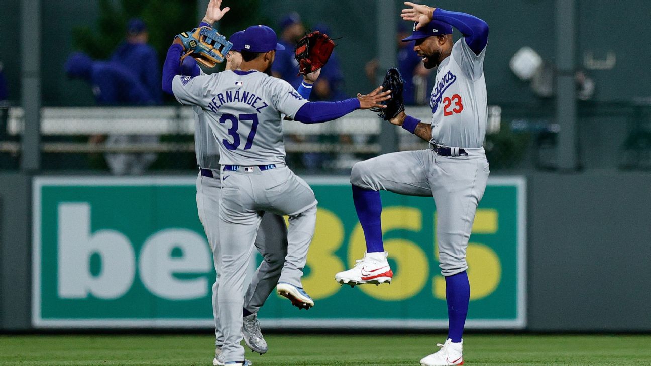 Dodgers defy their history with 7-run 9th-inning rally vs. Rockies ...