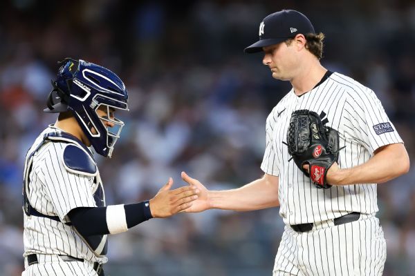 Gerrit Cole has solid outing in season debut as Yanks fall to O's