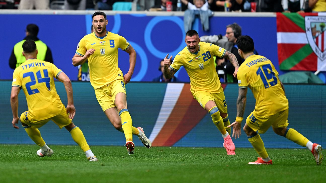 Euro 2024 Daily: Ukraine show heart as Yaremchuk nets stunner www.espn.com – TOP